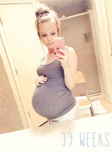 Pregnant Teen Selfie