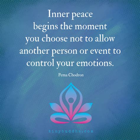 Inner Peace Begins When Tiny Buddha