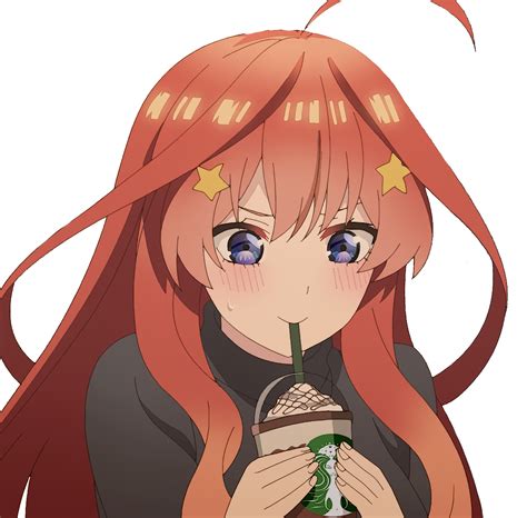 Embarassed Itsuki Sipping Her Starbucks Anime Manga Know Your Meme