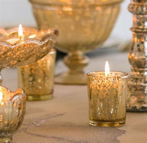 gold mercury votive candle holders picture ideas