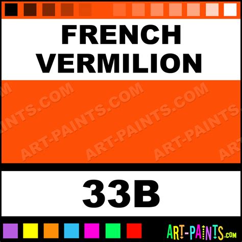 Don't hesitate to suggest new words please! French Vermilion Mediterranean Oil Paints - 33B - French ...