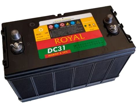 Royal Delkor Dc31 12v 100ah Deep Cycle Maintenance Free Lead Acid Batt