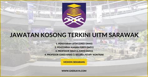 Uitm jobs vacancies this november 2015. tpm uitm Kerja Kosong Pensyarah UiTM cawangan Sarawak