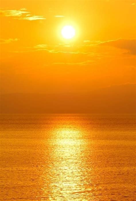 Yellow Sunset Beautiful Sunset Sunset Ocean