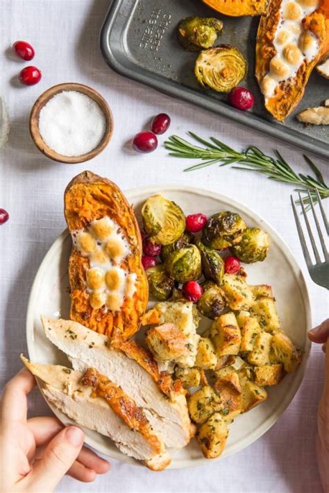 Sheet Pan Thanksgiving Dinner For 2 Food With Feeling