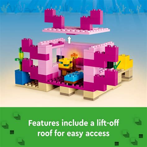 Lego 21247 Minecraft The Axolotl House Building Toy Set