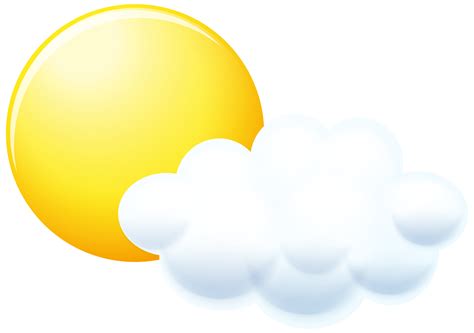 Sun And Cloud Clipart Best