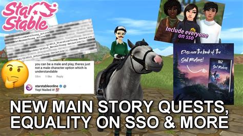 New Main Story Quests Male Characters And More Star Stable Online