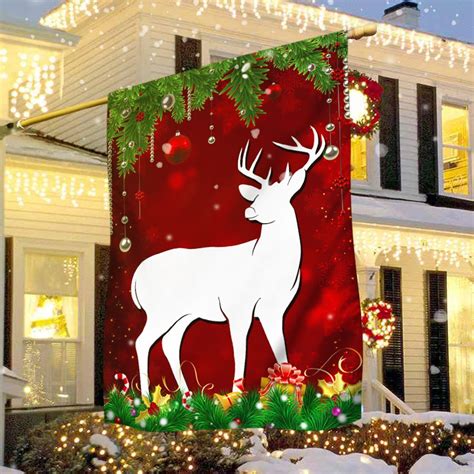 Deer Merry Christmas Flag Tqn758fv1 Flagwix