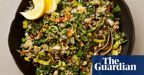 Meera Sodhas Vegan Recipe For Leek Herb And Almond Tabbouleh Vegan Food And Drink The Guardian