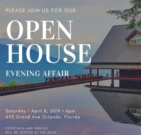 Top 26 Open House Invitation Templates And Ways To Use Them