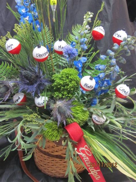 Order now & send flowers today Image result for fishing themed funeral arrangement ...