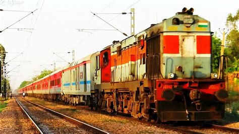 3 In 1 High Speed Diesel Train Action In Back To Back Indian