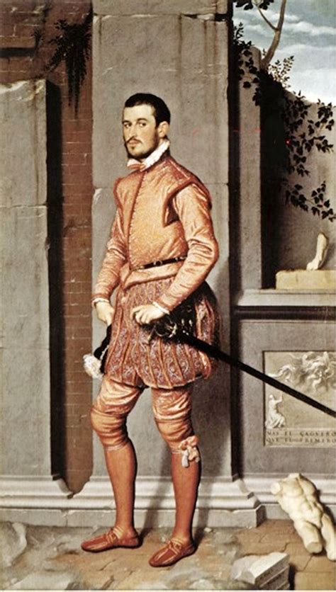 Retrato De Un Caballero Español Siglo Xvi Moda Renacentista Ropa