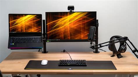 Ultimate Laptop Gaming And Streaming Desk Setup Tour Youtube