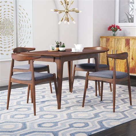 The table also has a chair clearance of. Millie 5 Piece Mid Century Dining Set & Reviews | AllModern