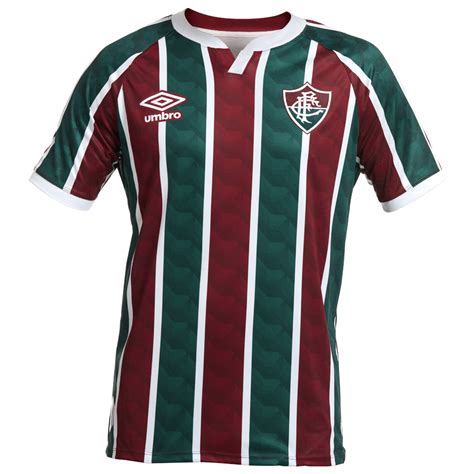A camisa é na cor verde, com detalhes em laranja. Camisa Fluminense Of 1 Feminina 2020 - Loja Oficial do ...