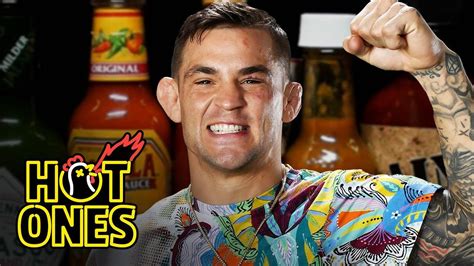 Dustin Poirier Is Paid In Full While Eating Spicy Wings Hot Ones Youtube Spicy Wings How