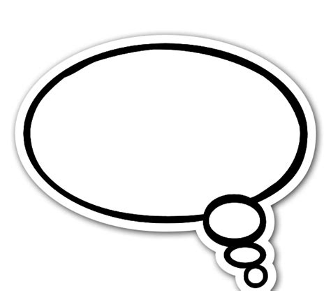 A thinking speech bubble - StickerApp