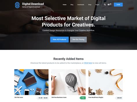 10 Best Free Wordpress Themes To Sell Digital Products Learnwoo