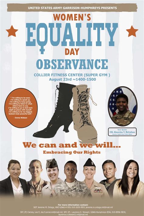Area Iii Women S Equality Day Observance Article The United
