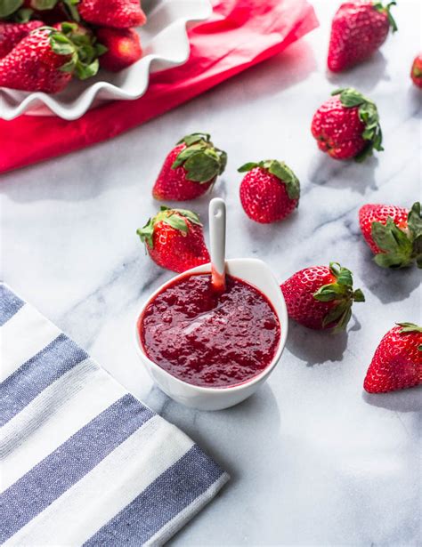 Homemade Strawberry Sauce