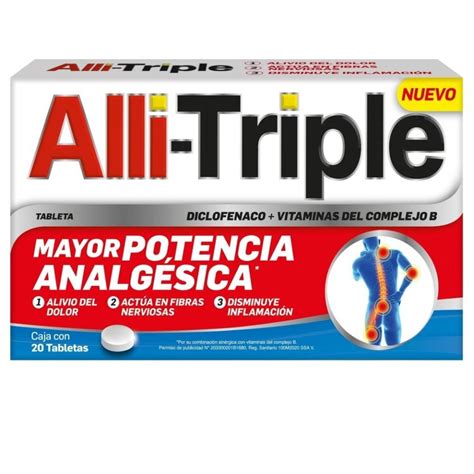 Alli Triple 20 Tabletas Walmart