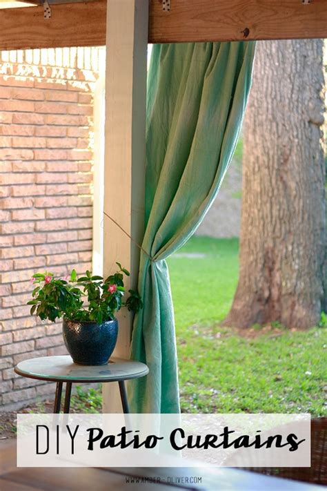 These creative, simple, easy, and inexpensive diy patios are sure to inspire you to complete your own project. DIY Patio Curtains