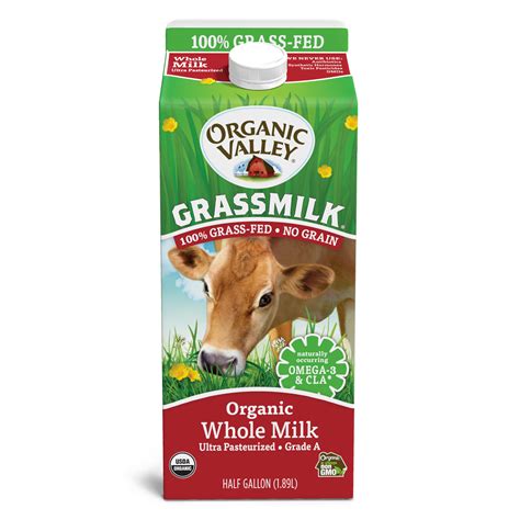 Organic Valley Organic Grassmilk Whole Milk Half Gallon CrowdedLine