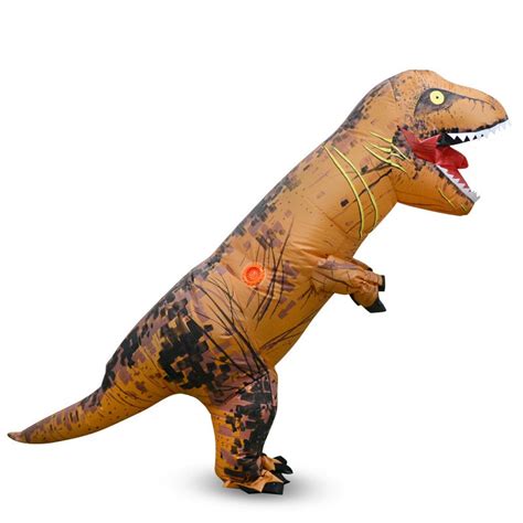 Inflatable T Rex Costumes Dinosaur Fancy Dress Adult Men Women Blowup