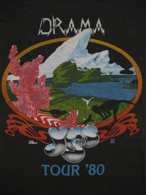 Original Yes Vintage 1980 Tour Shirt