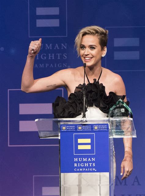 Katy Perry At Human Rights Campaign Gala In La March 2017 Popsugar
