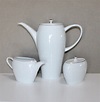 Pretty Vintage Spal Porcelanas White and Silver Teapot Sugar - Etsy ...