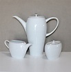 Pretty Vintage Spal Porcelanas White and Silver Teapot Sugar - Etsy ...