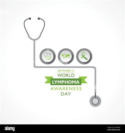 Vector Illustration Of World Lymphoma Awareness Day Observed On