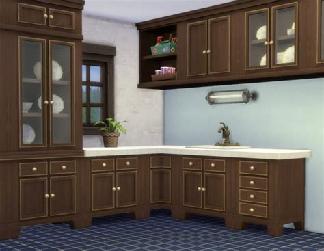 Mod The Sims Country Kitchen By Plasticbox Sims 4 Downloads