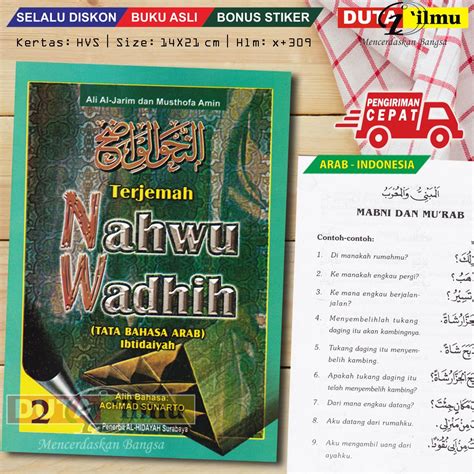 Featured image of post Terjemahan Kitab Nahwu Wadhih PDF