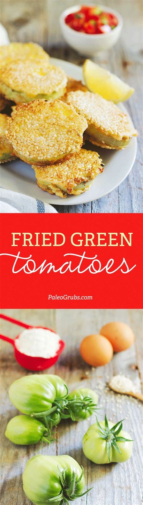 Yummy, even with canola oil. Crispy Fried Green Tomatoes | Recipe | Paleo grubs, Paleo ...