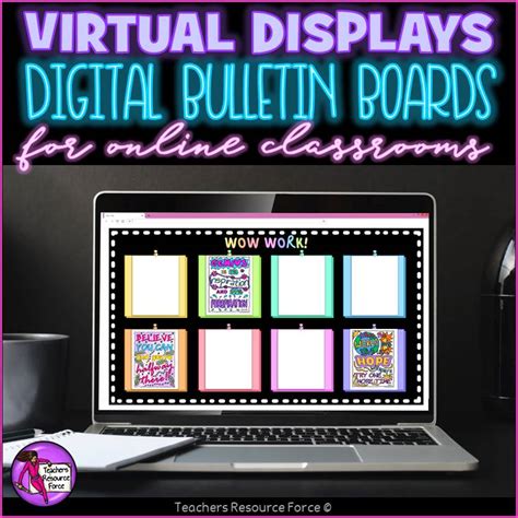 Teacher tools inc has eureka basketball bulletin board set a fun and vibrant way to decorate your classroom while you inspire your students to practice and work hard at everything they do! Virtual Digital Bulletin Display Boards For Classroom Decor