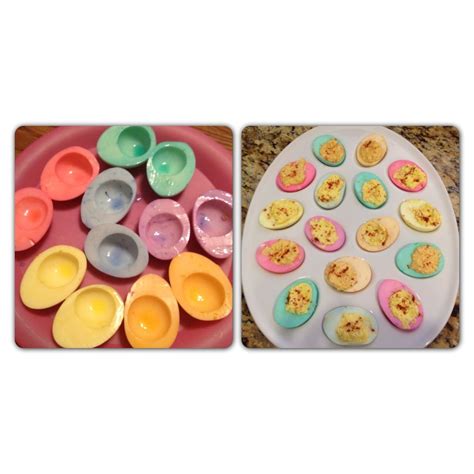 Food Coloring For Deviled Eggs For Easter Super Cute And Colorful