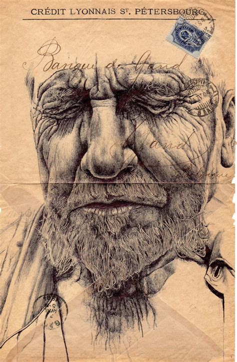20 Pieces Of Ballpoint Pen Art And Photorealistic Portraits
