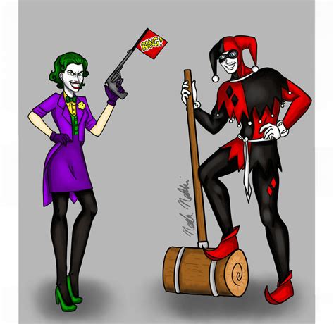 Rule 63 Joker And Harley Quinn By Majinneda On Deviantart