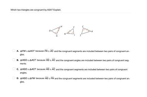 Triangle congruence oh my worksheet. Geometry 4-3 Complete Lesson: Triangle Congruence by ASA ...