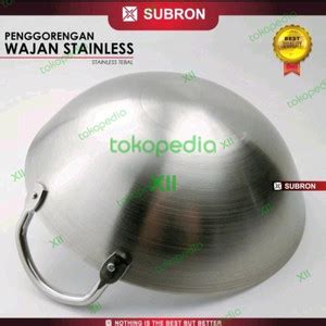 Jual Subron St Wss Jumbo Stainless Wok Cm Wajan Kuali Besar