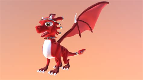 Dragon Cartoon Download Free 3d Model By Xeratdragons Dragonights91