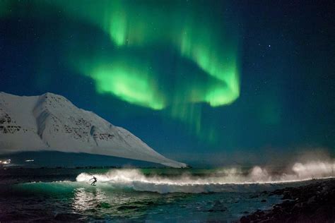 Chris Burkard Iceland Northern Lights Surf Images