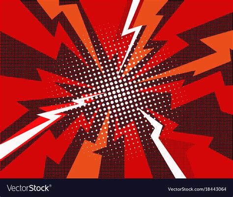 Comic Book Explosion Ray Background Royalty Free Vector