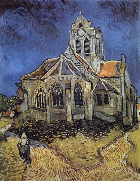 The Church At Auvers Sur Oise Vincent Van Gogh Malmo Sweden Oil