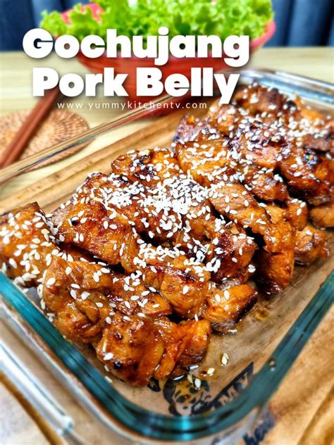 Gochujang Pork Belly Yummy Kitchen