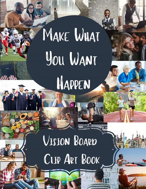 Buy Vision Board Clip Art Book Vision Board Kit For Men With Over 250